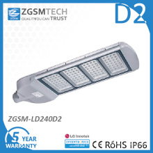 240W, das LED-Straßenlaterne mit Ce-RoHS genehmigte, genehmigte